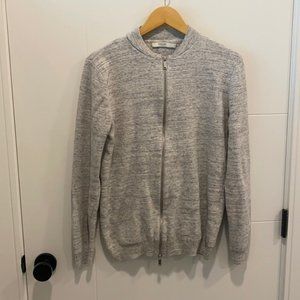 Jack and Jones long sleeve zip up sweater size LG